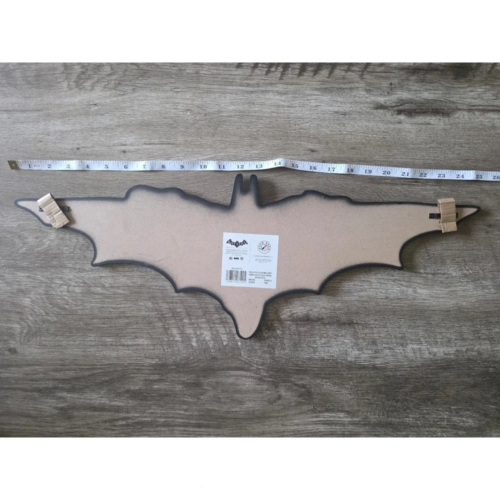 Batman Arkham Knight Wooden Batwing Wall Plaque DC Comics 25 Inch Decor